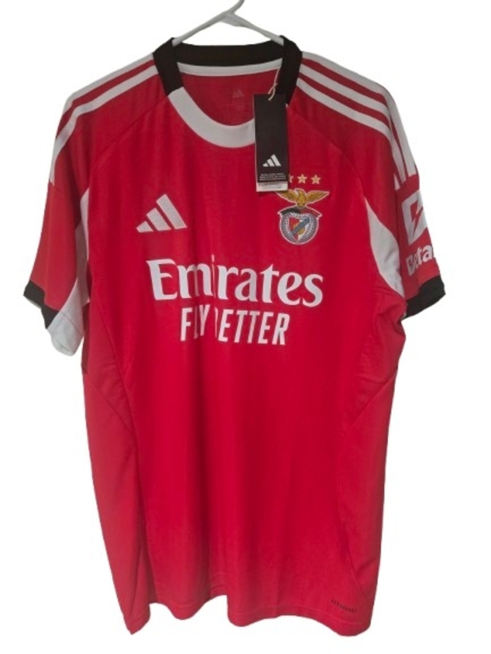 adidas Benfica Home Jersey Authentic Football Shirt NWT Size L - 2025/26